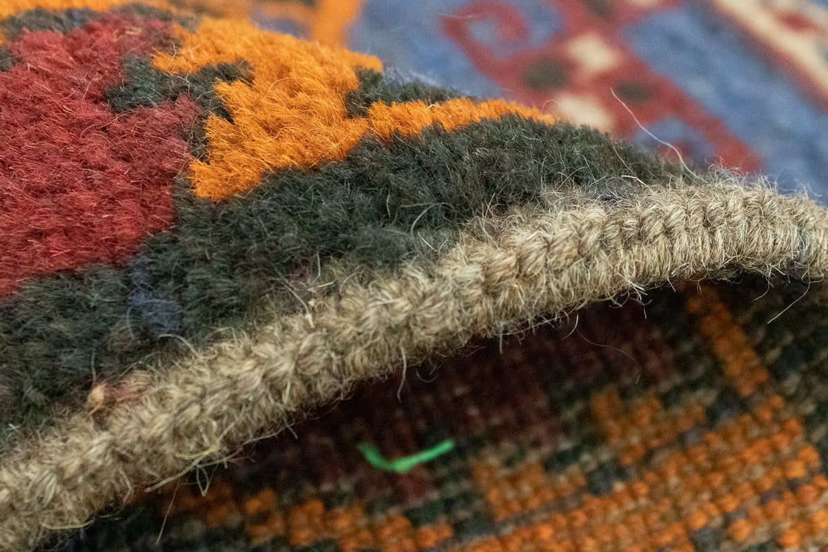 Dywan beludżycki - 134 x 81 cm - niebieski