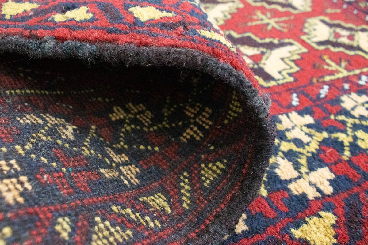 Dywan beludżycki - 131 x 80 cm - czerwony