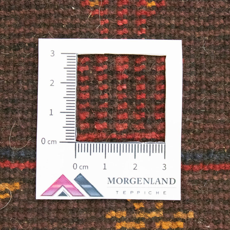 Dywan beludżycki - 131 x 87 cm - brązowy