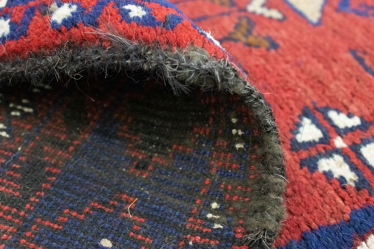 Dywan beludżycki - 128 x 77 cm - czerwony