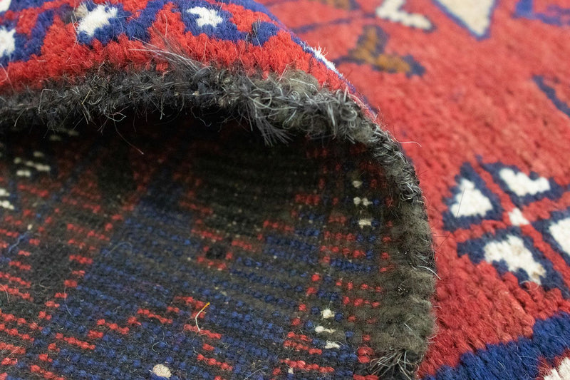 Dywan beludżycki - 128 x 77 cm - czerwony