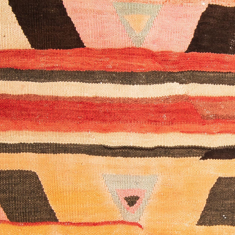 Dywan Kelim - Stary - 150 x 116 cm - wielokolorowy