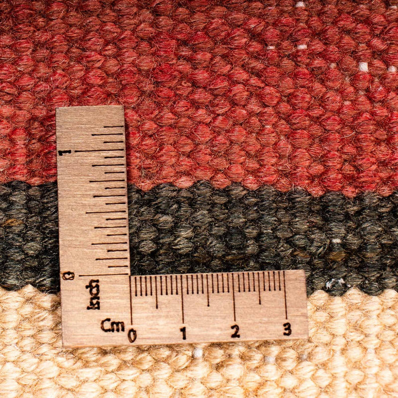 Dywan Kelim - Stary - 150 x 116 cm - wielokolorowy