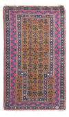 Dywan beludżycki 76x140cm - Dywan orientalny - Prostokątny / Niebieski / 76 x 140 cm Prostokątny