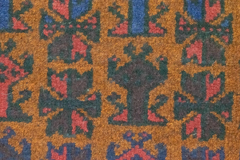 Dywan beludżycki - 140 x 76 cm - niebieski