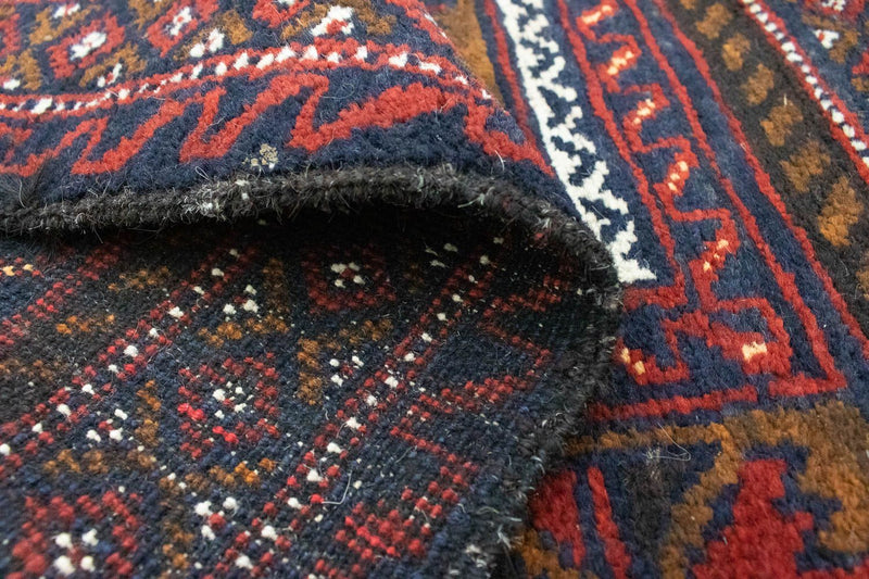 Dywan beludżycki - 136 x 83 cm - brązowy