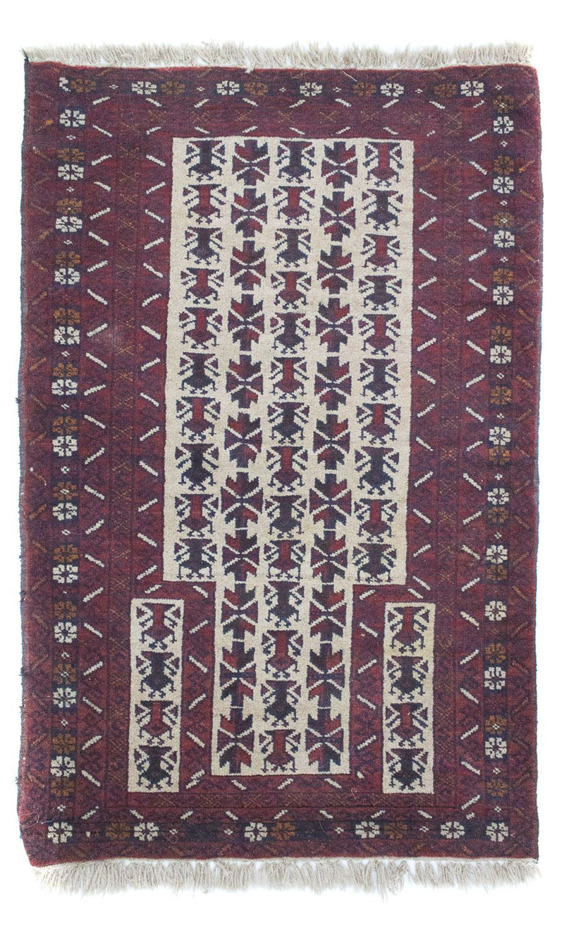 Dywan beludżycki - 136 x 81 cm - beżowy