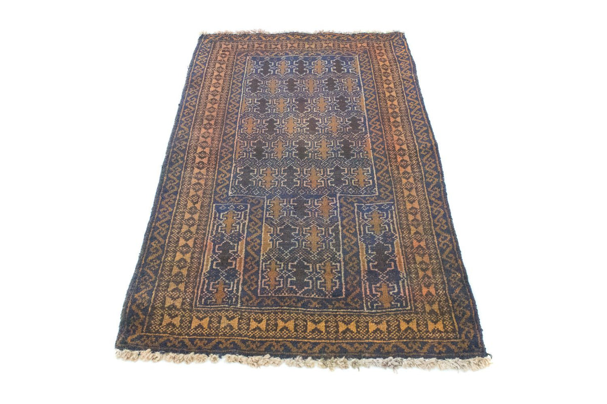 Dywan beludżycki - 138 x 81 cm - niebieski