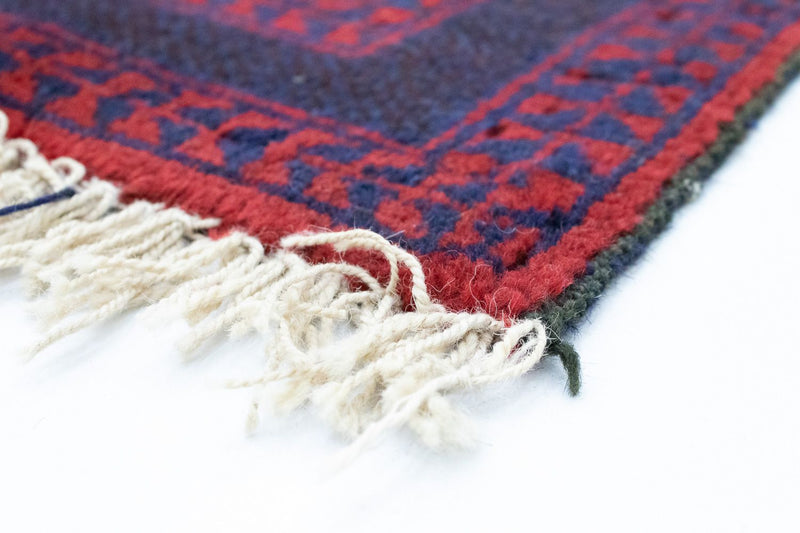 Dywan beludżycki - 131 x 81 cm - niebieski