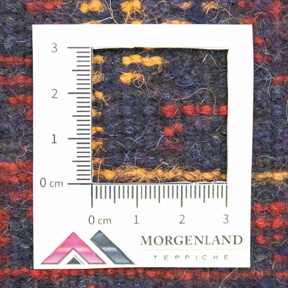 Dywan beludżycki - 131 x 81 cm - niebieski