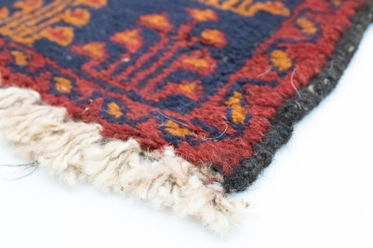 Dywan beludżycki - 130 x 76 cm - niebieski