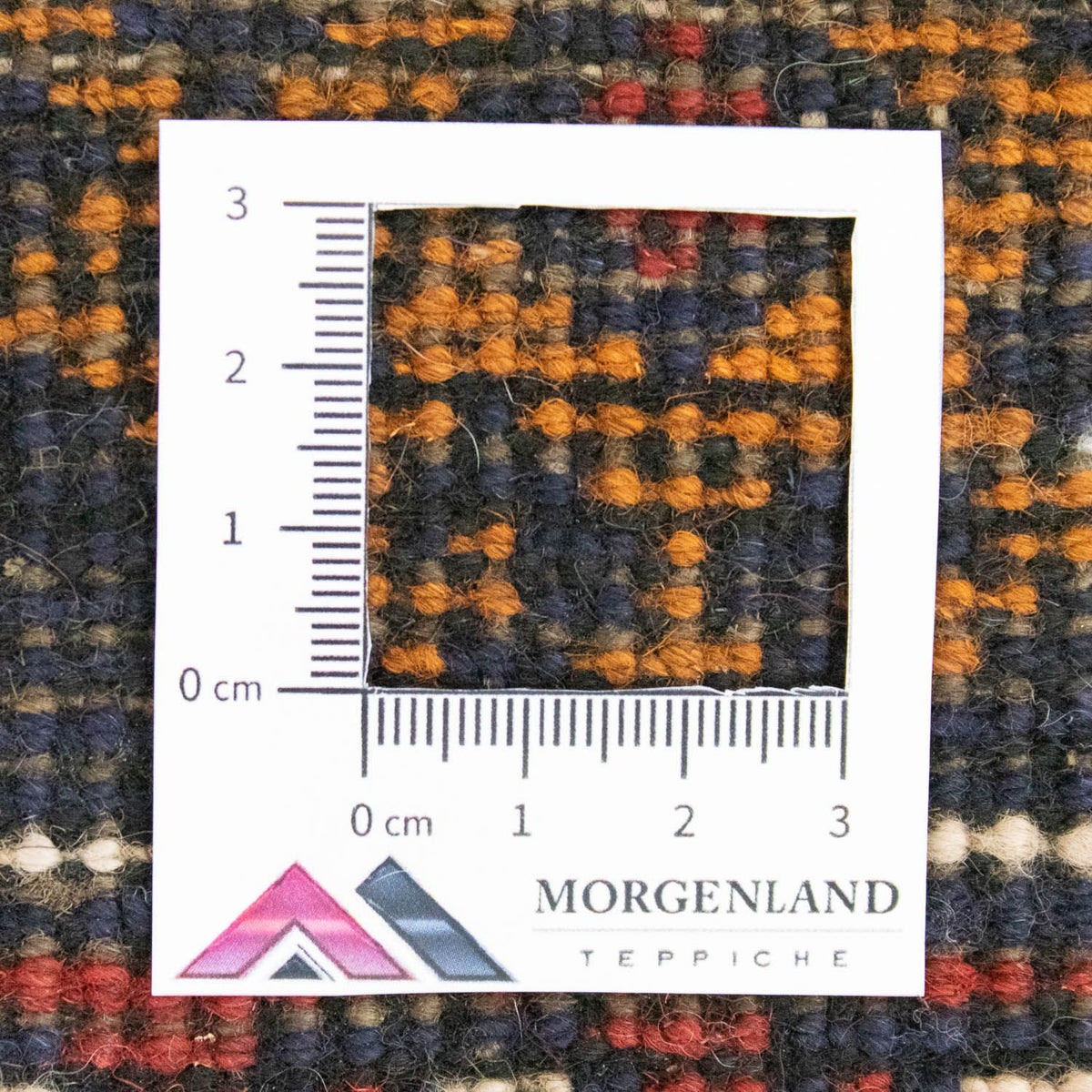 Dywan beludżycki - 130 x 76 cm - niebieski