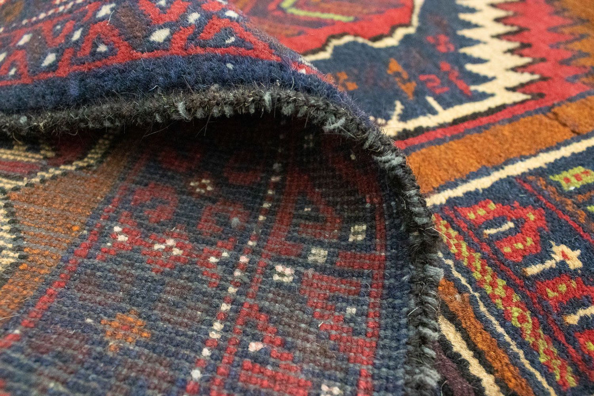 Dywan beludżycki - 147 x 85 cm - niebieski