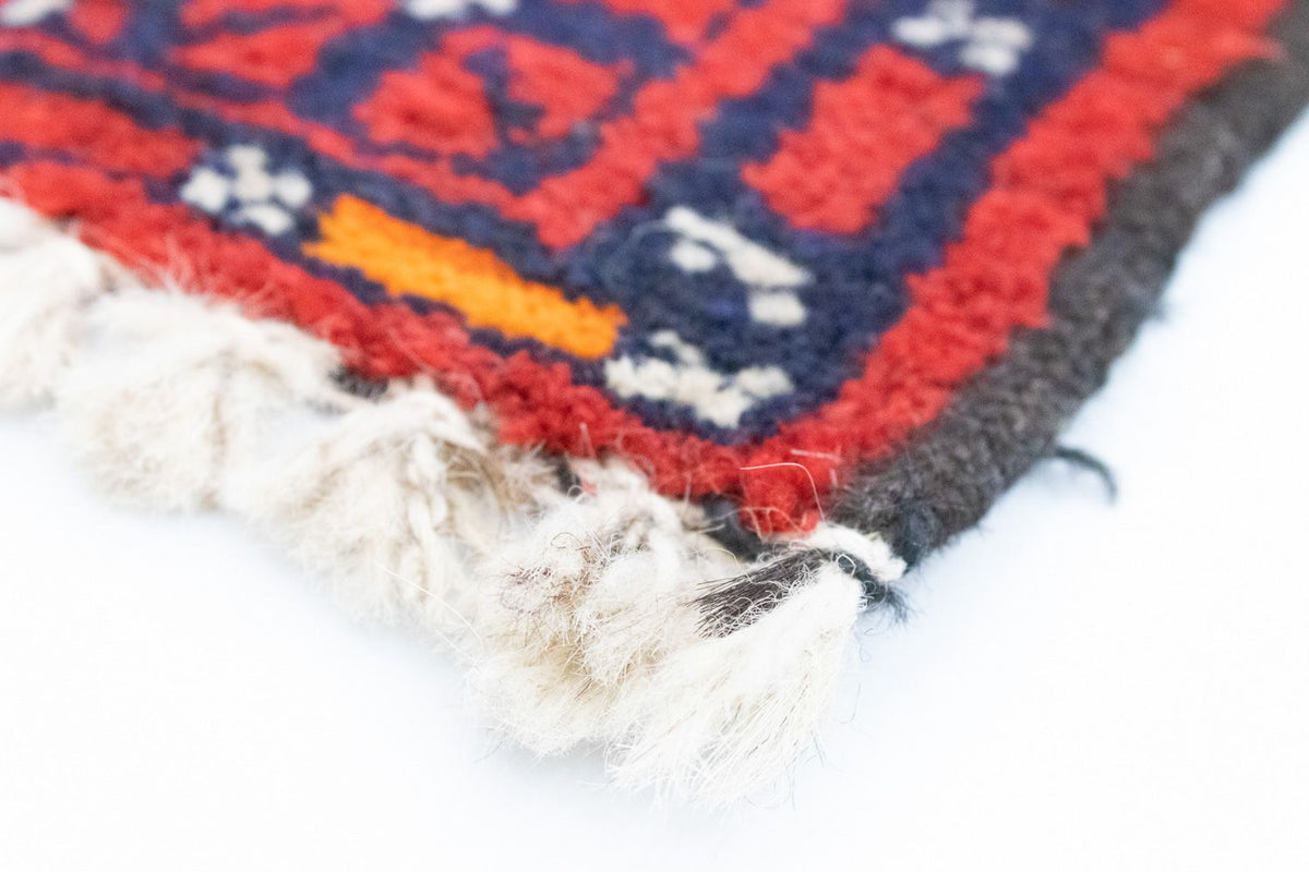 Dywan beludżycki - 138 x 79 cm - pomarańczowy