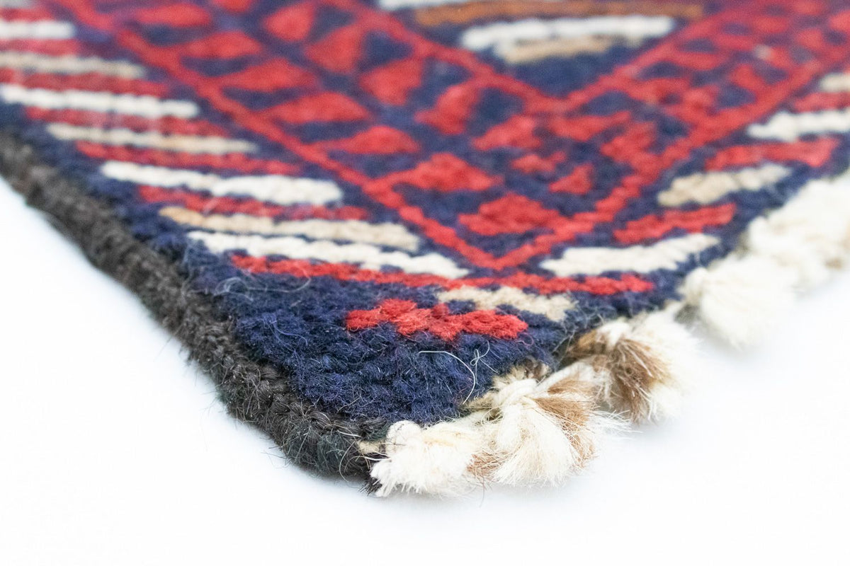 Dywan beludżycki - 117 x 74 cm - czerwony