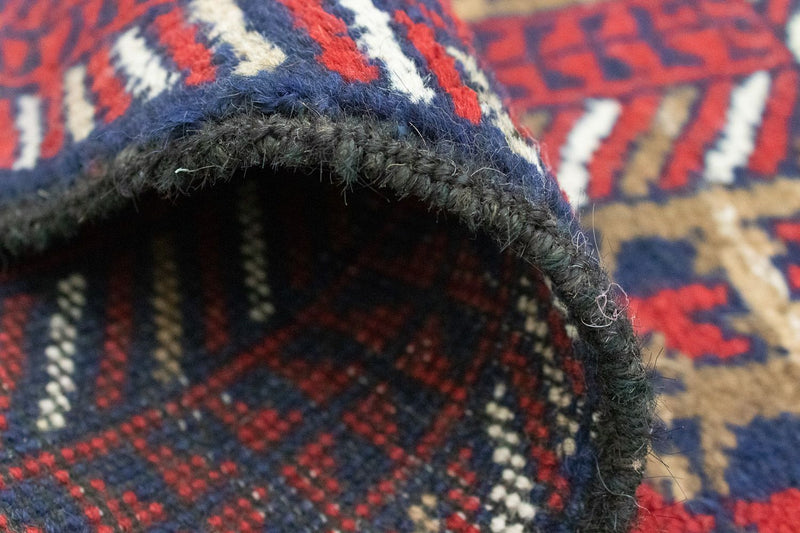 Dywan beludżycki - 117 x 74 cm - czerwony