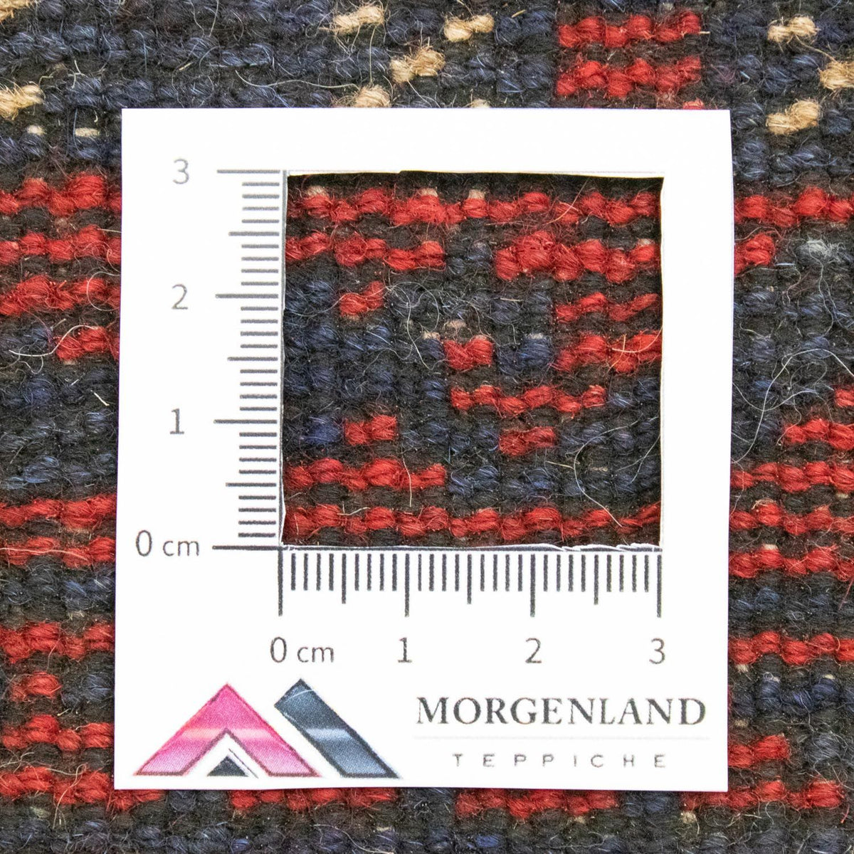 Dywan beludżycki - 124 x 77 cm - niebieski