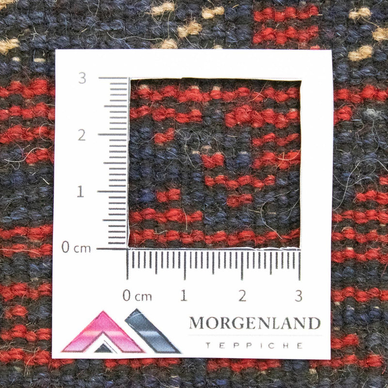 Dywan beludżycki - 124 x 77 cm - niebieski