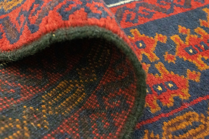 Dywan beludżycki - 132 x 78 cm - niebieski