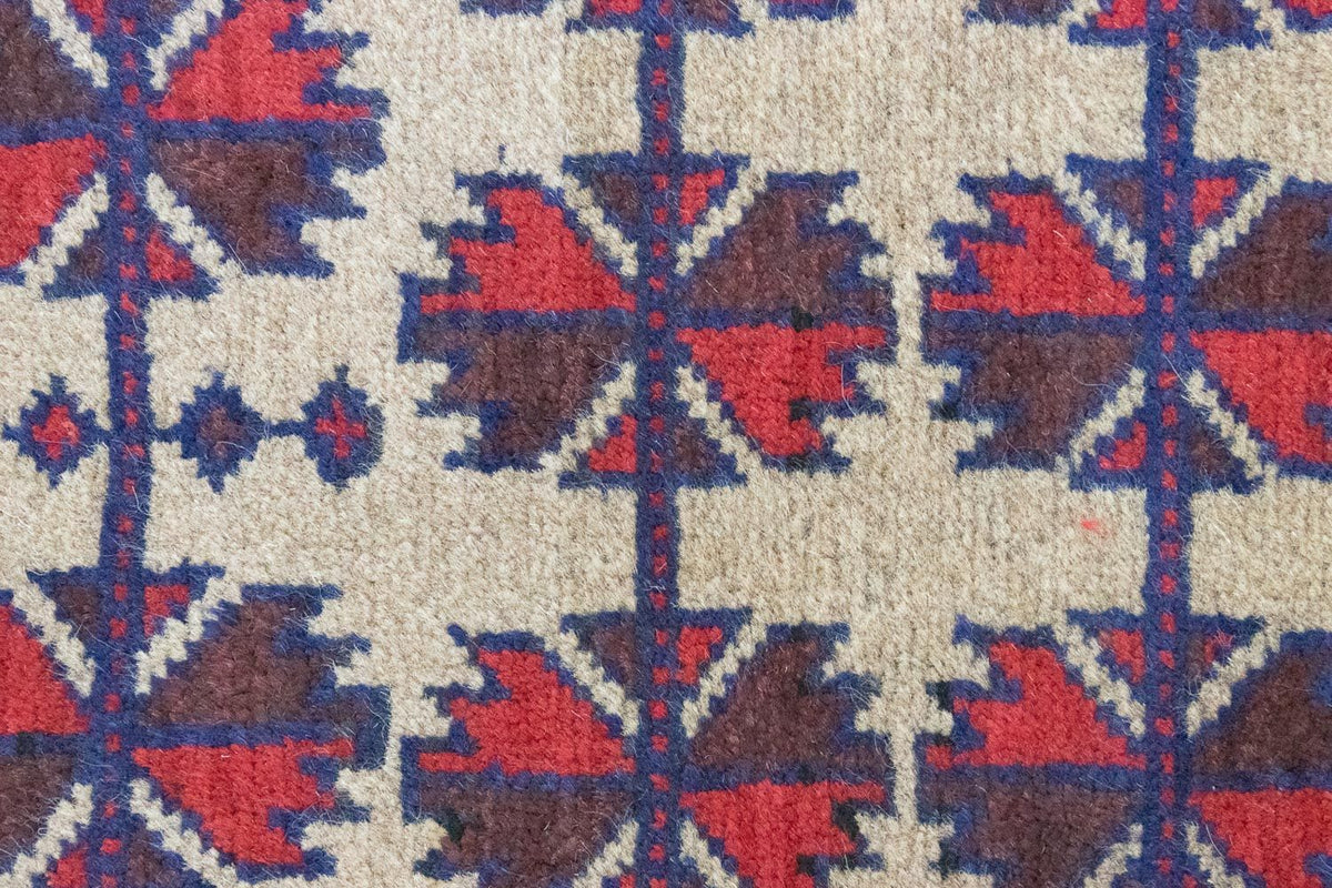 Dywan beludżycki - 126 x 80 cm - beżowy