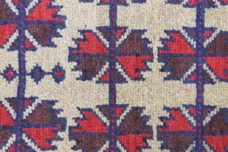 Dywan beludżycki - 126 x 80 cm - beżowy