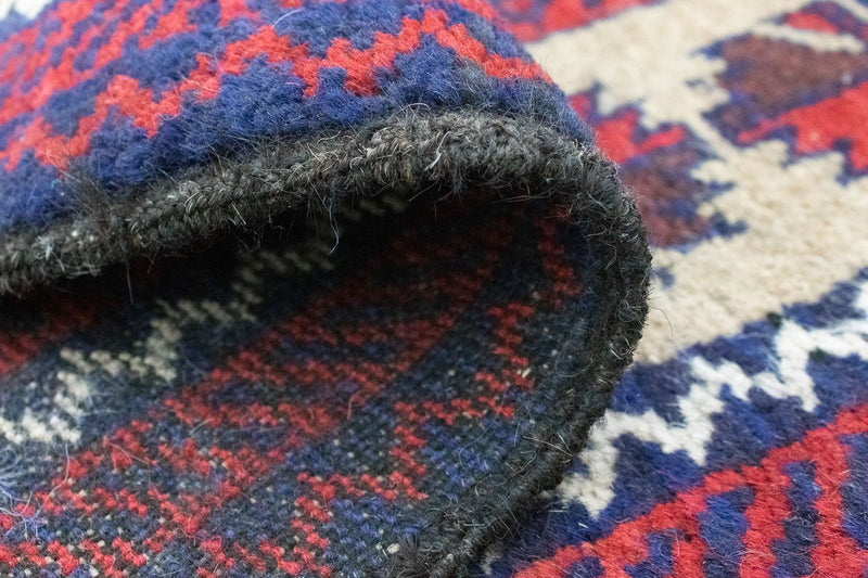 Dywan beludżycki - 126 x 80 cm - beżowy