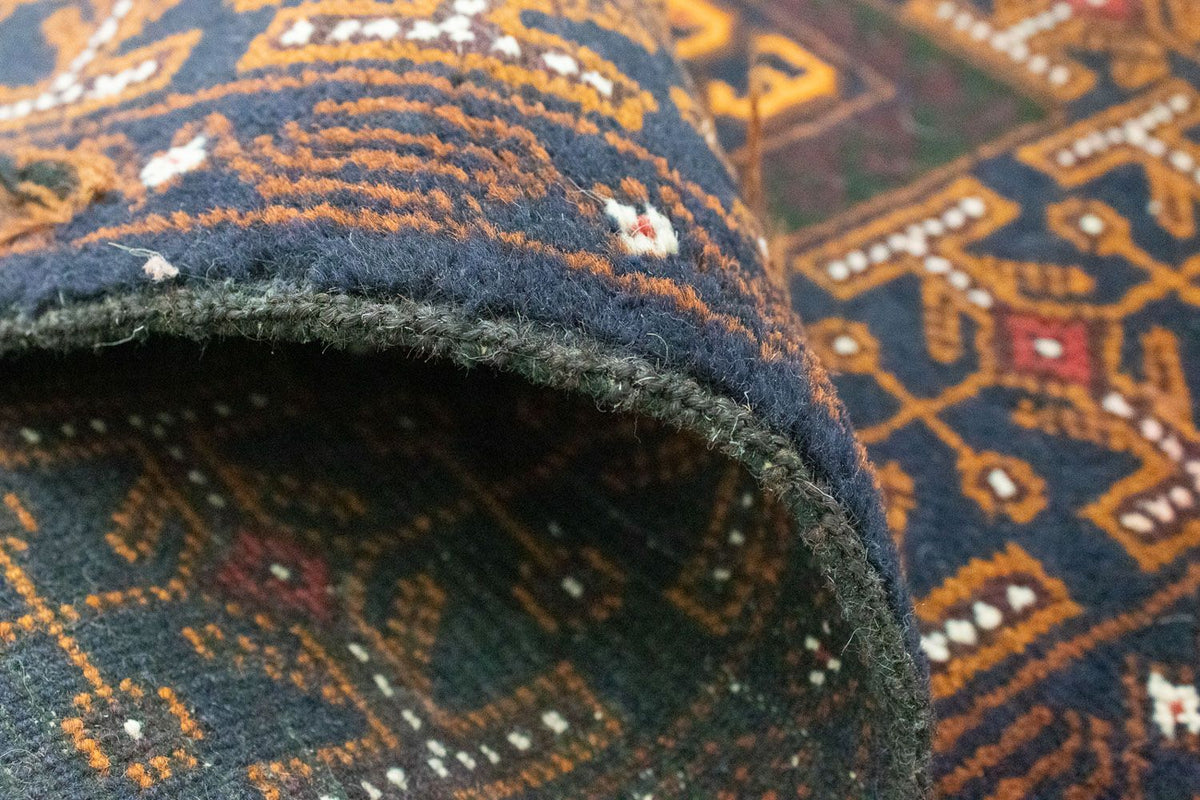 Dywan beludżycki - 134 x 81 cm - brązowy