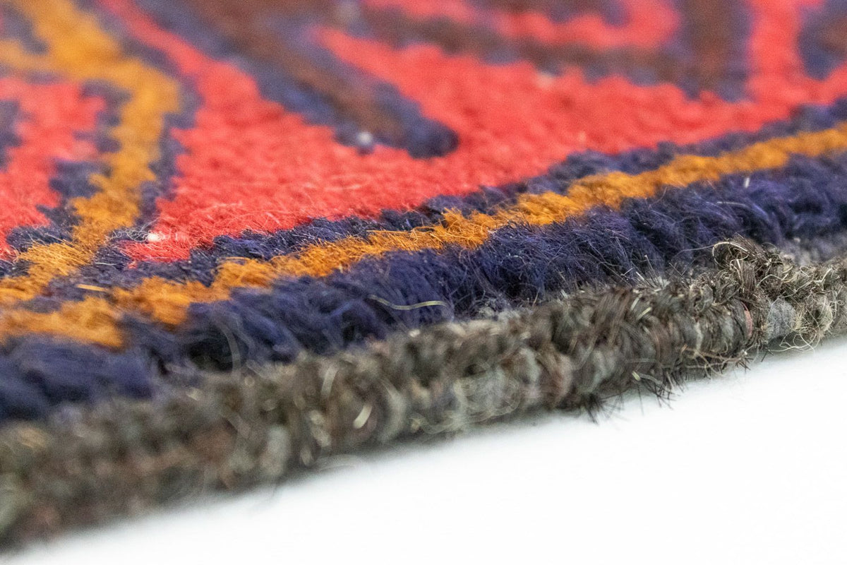 Dywan beludżycki - 128 x 84 cm - czerwony