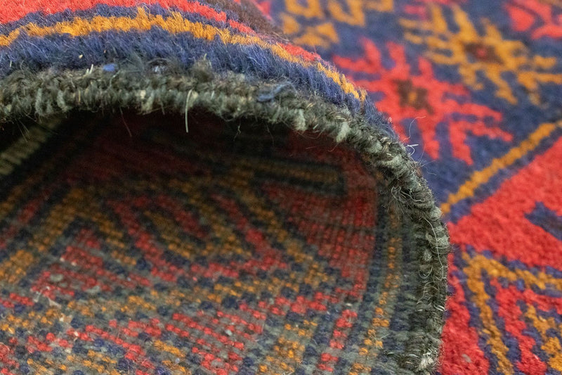 Dywan beludżycki - 128 x 84 cm - czerwony