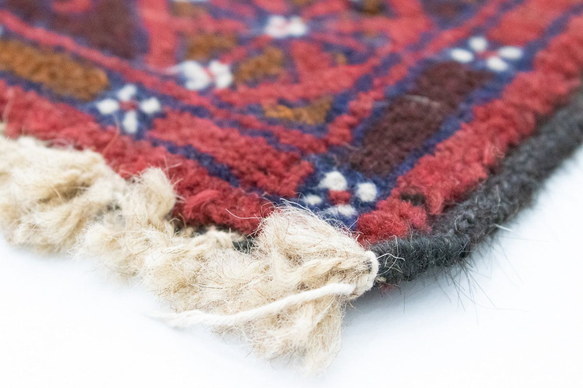 Dywan beludżycki - 131 x 82 cm - niebieski