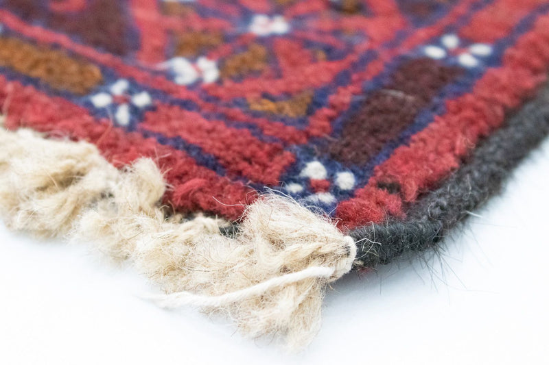 Dywan beludżycki - 131 x 82 cm - niebieski