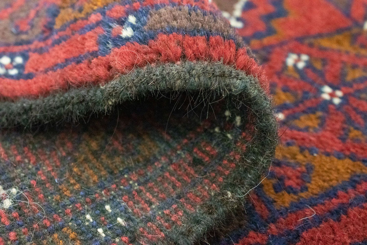 Dywan beludżycki - 131 x 82 cm - niebieski