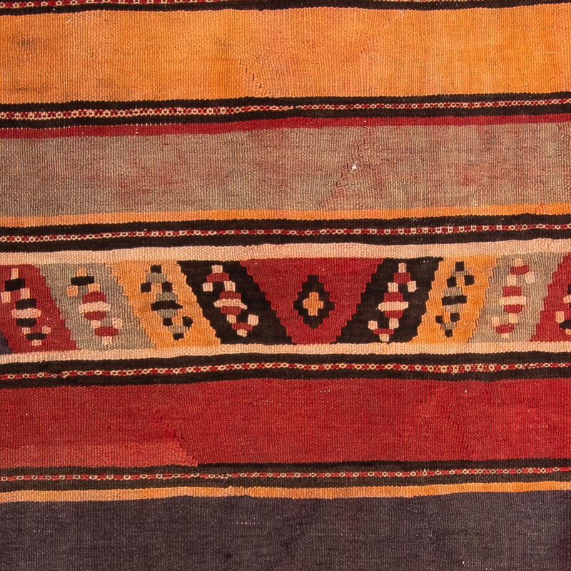 Biegacz Dywan Kelim - Stary - 310 x 150 cm - wielokolorowy