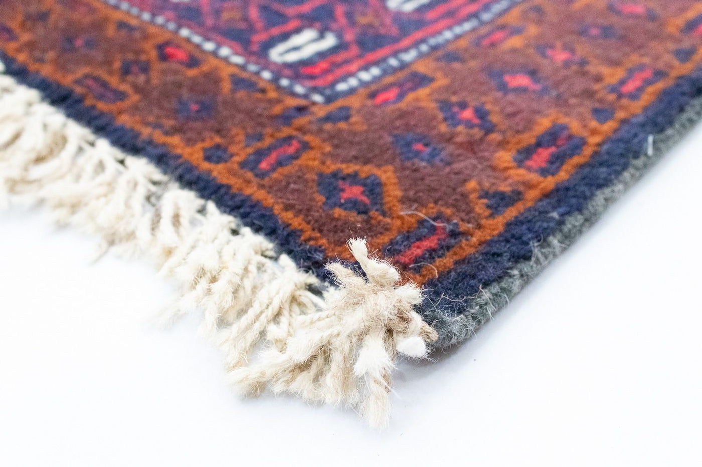 Dywan beludżycki - 133 x 82 cm - niebieski