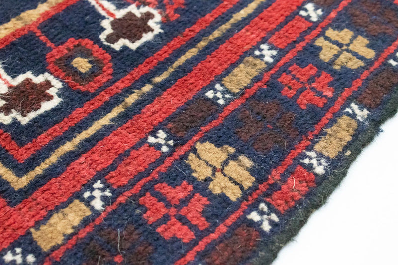 Dywan beludżycki - 127 x 77 cm - niebieski