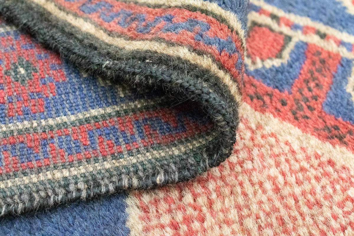 Dywan beludżycki - 160 x 84 cm - niebieski