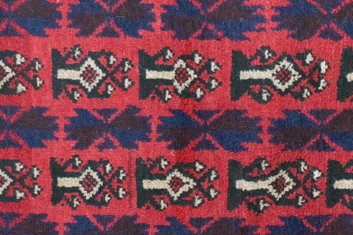 Dywan beludżycki - 126 x 73 cm - czerwony