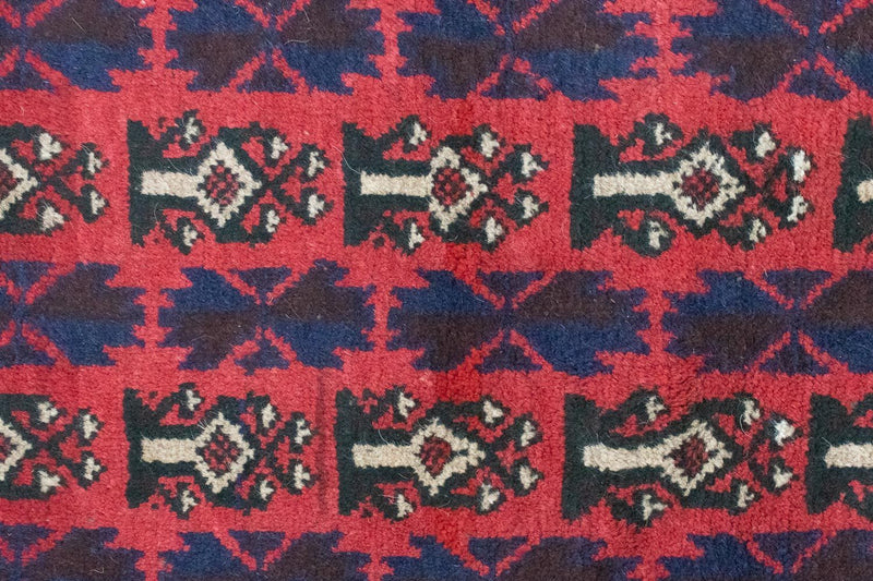 Dywan beludżycki - 126 x 73 cm - czerwony