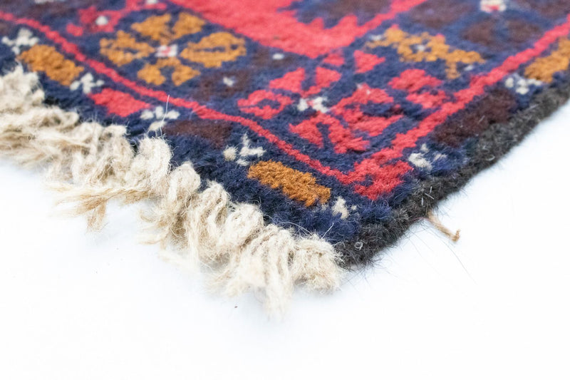 Dywan beludżycki - 126 x 73 cm - czerwony