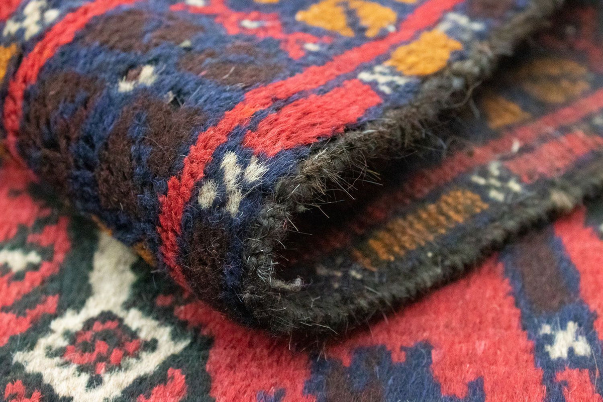 Dywan beludżycki - 126 x 73 cm - czerwony