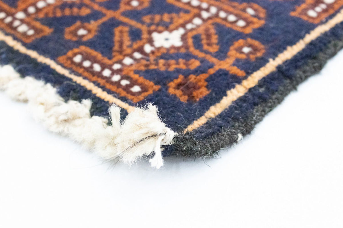 Dywan beludżycki - 132 x 85 cm - brązowy