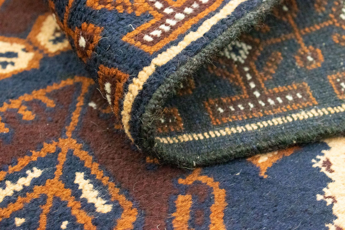 Dywan beludżycki - 132 x 85 cm - brązowy