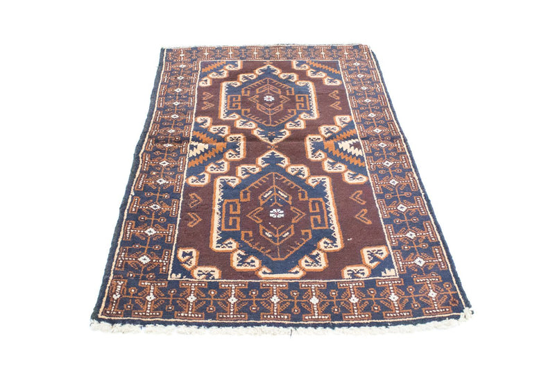 Dywan beludżycki - 132 x 85 cm - brązowy