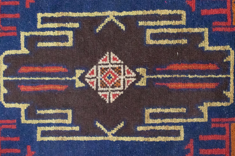 Dywan beludżycki - 139 x 80 cm - pomarańczowy