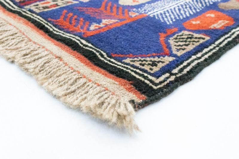 Dywan beludżycki - 150 x 91 cm - wielokolorowy