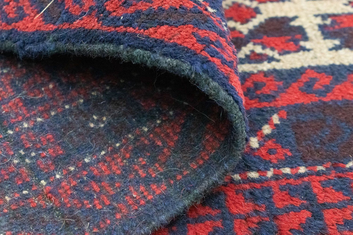 Dywan beludżycki - 125 x 74 cm - czerwony