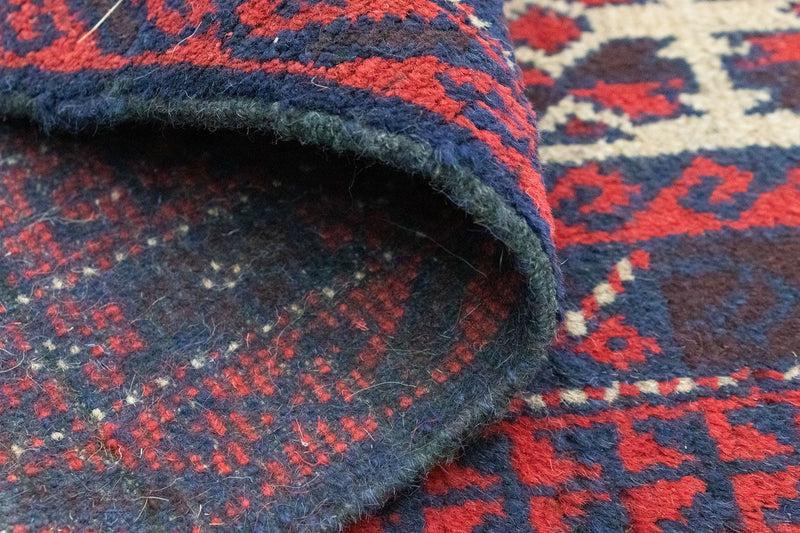 Dywan beludżycki - 125 x 74 cm - czerwony