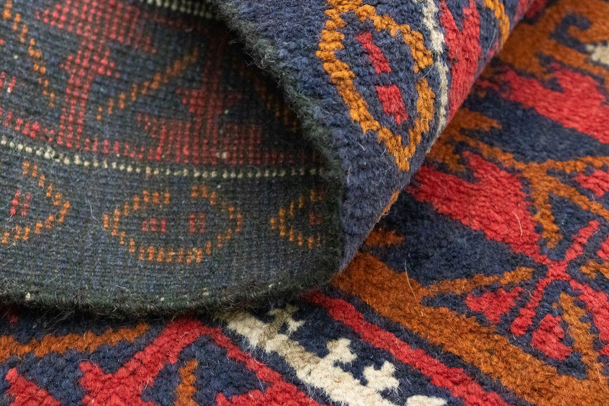 Dywan beludżycki - 143 x 84 cm - czerwony