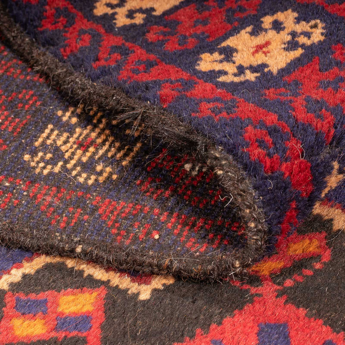 Dywan beludżycki - 130 x 79 cm - czerwony