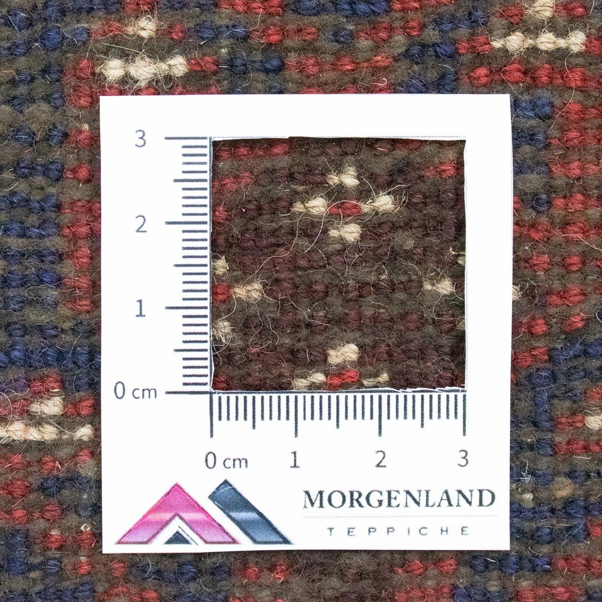 Dywan beludżycki - 140 x 87 cm - niebieski